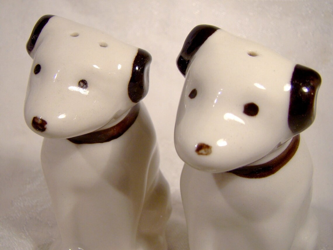 Nipper RCA Dog Salt and Pepper Shakers 1930s1950s His Etsy Canada