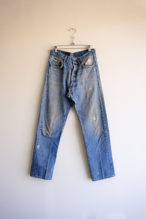 80s levi's 501 jeans 30 X 30 - image 1