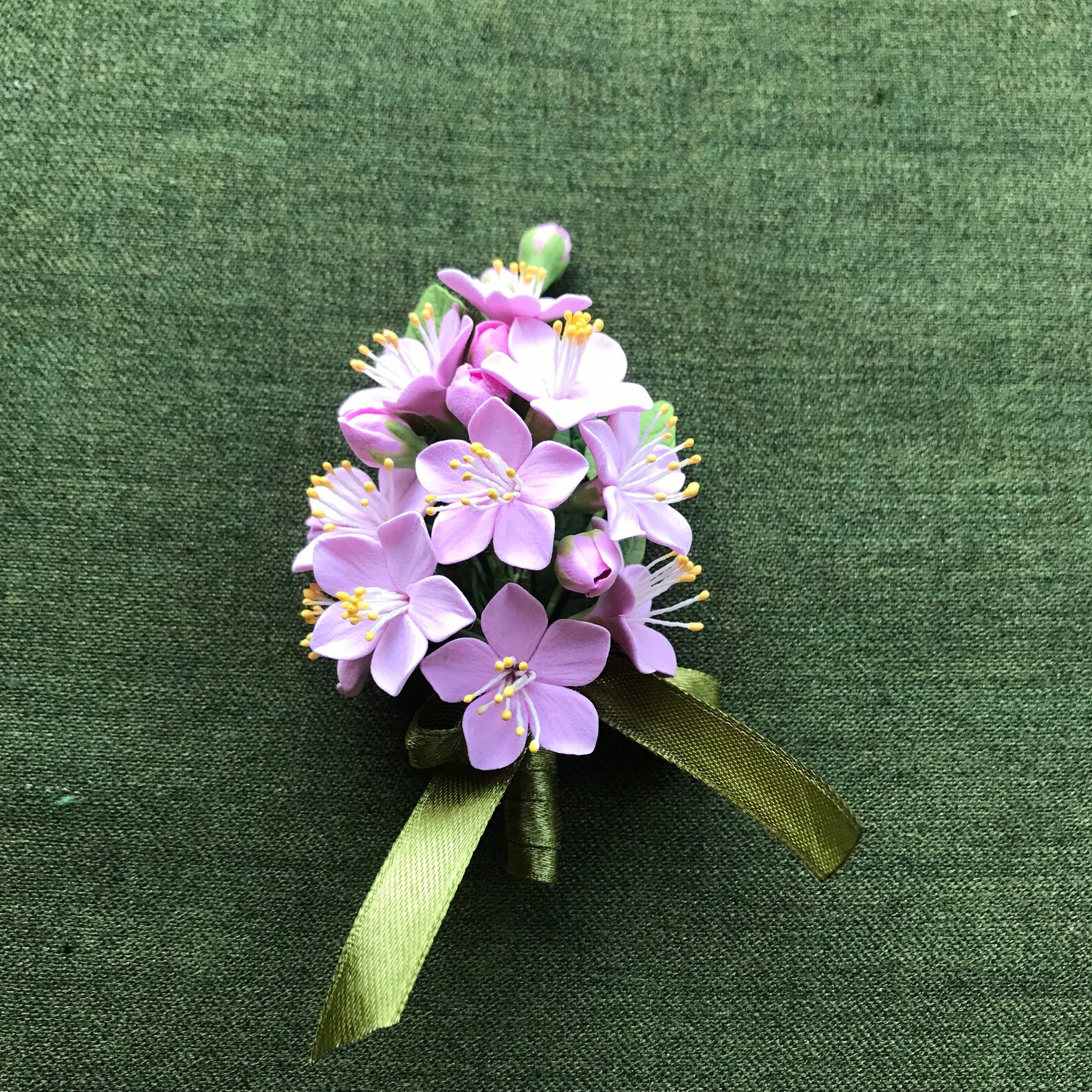 Weddings. Buttonhole Boutonniere for Men. Polymer Clay Flower. Etsy
