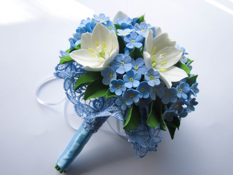 Wedding Bouquet With White Ornithogalum and Etsy Wedding Bouquet With White Ornithogalum and Etsy
