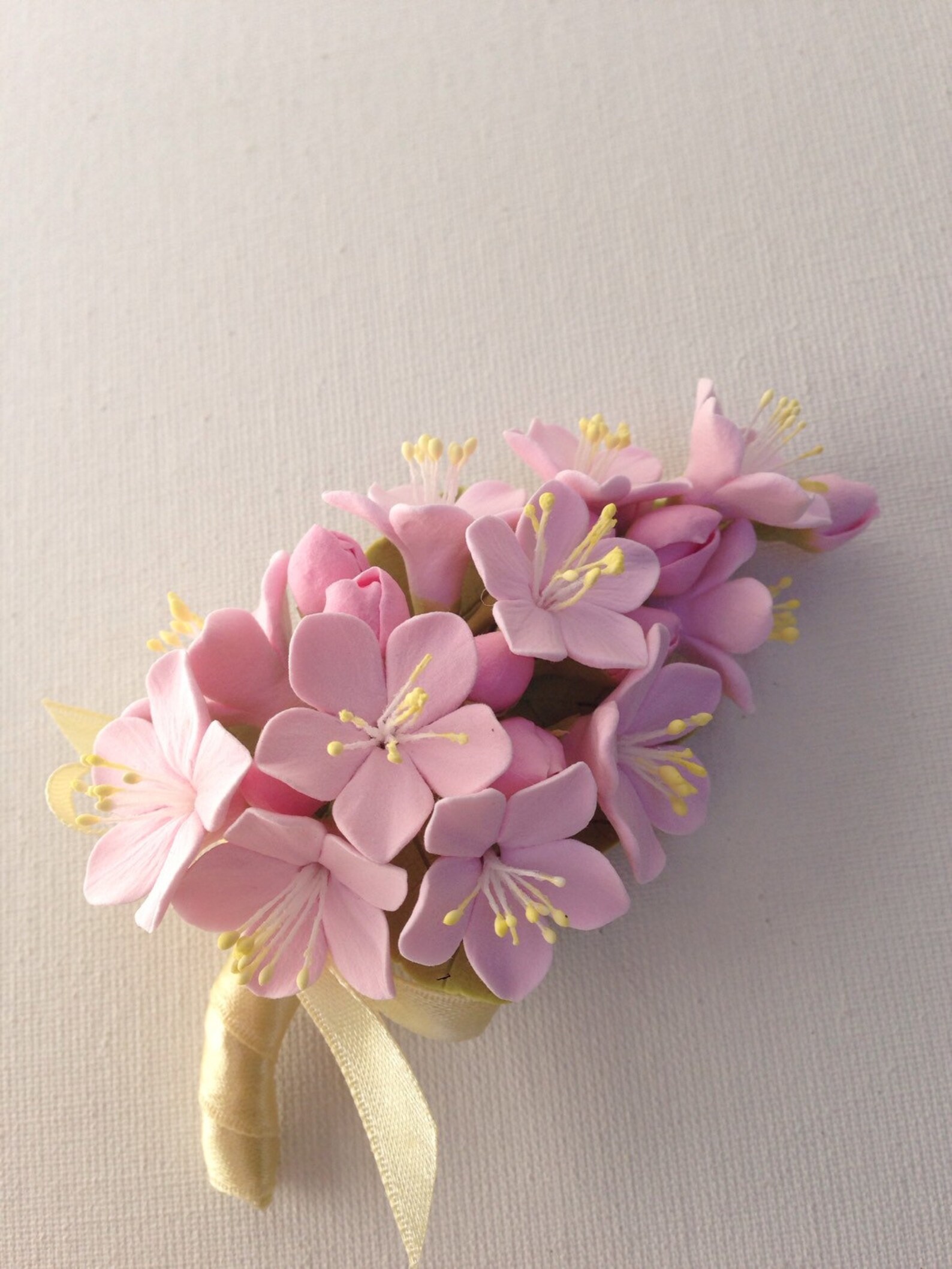 Weddings. Buttonhole Boutonniere for Men. Polymer Clay Flower. Etsy