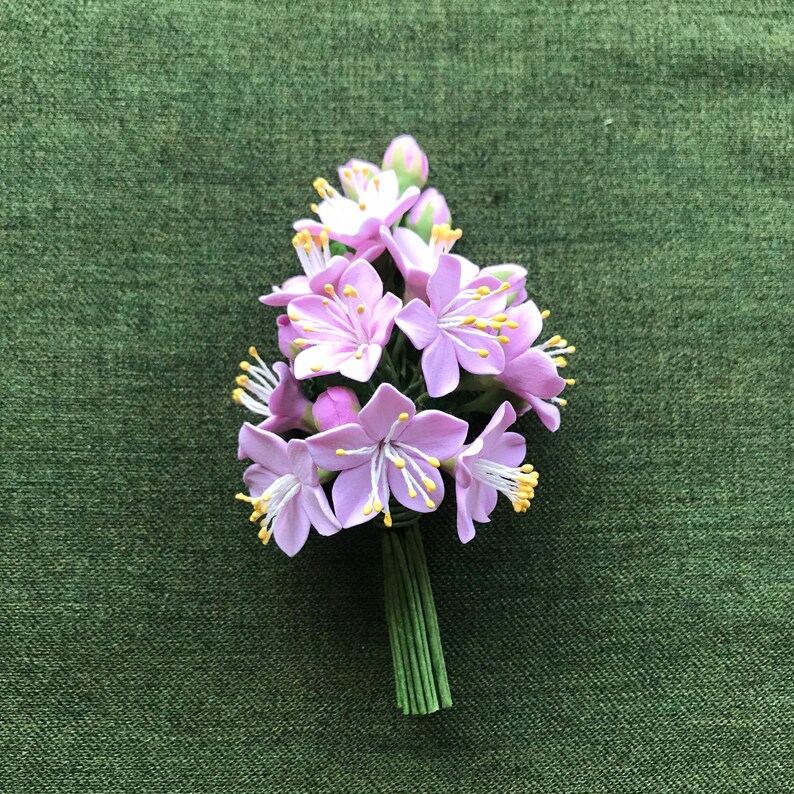 Weddings. Buttonhole Boutonniere for Men. Polymer Clay Flower. Etsy