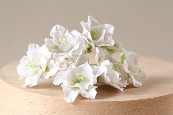 Fleurs Blanches De Mariage Pour Les Coiffures De Mariée Les Filles De Fleur Demoiselle Dhonneur épingles à Cheveux Fleurs Azalée Blanche Lot De