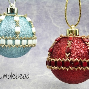 Sceptre Christmas Bauble Tutorial: A beadweaving pattern