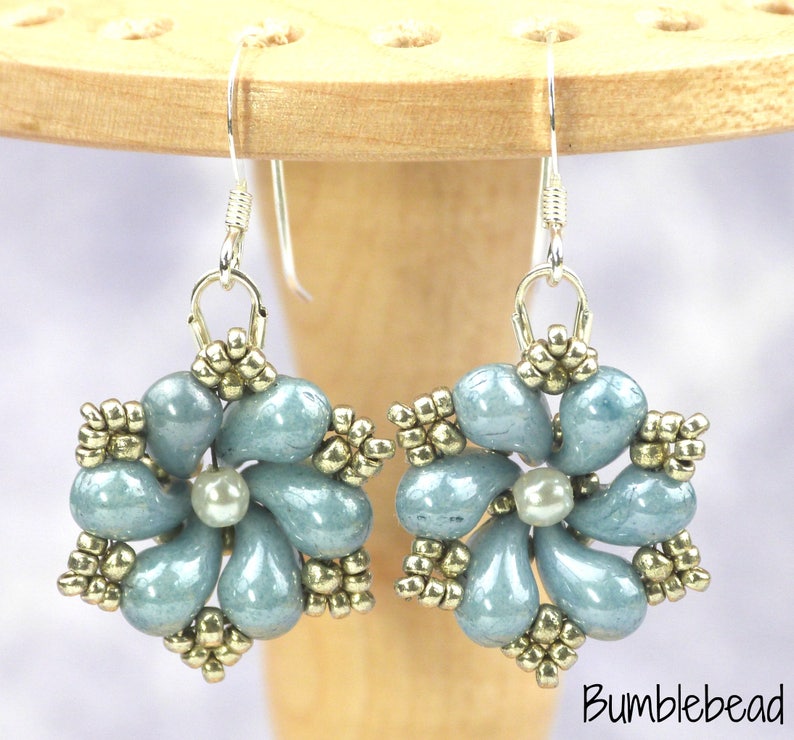 Zoliduo Daisy Drop Earring Tutorial Etsy UK