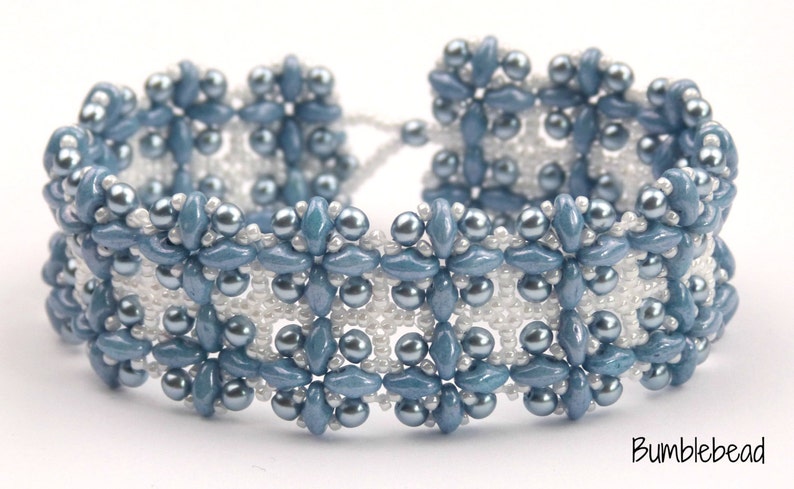 Hashtag Bracelet, Necklace and Earring Collection A Beadweaving Tutorial image 1