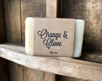 Orange & Clove Soap, 4 oz.