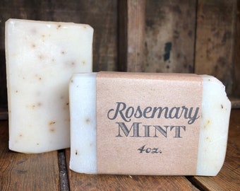 Rosemary Mint Soap, 4 oz.