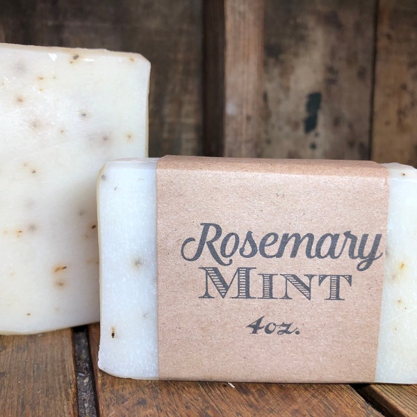 Rosemary Mint Soap, 4 oz.