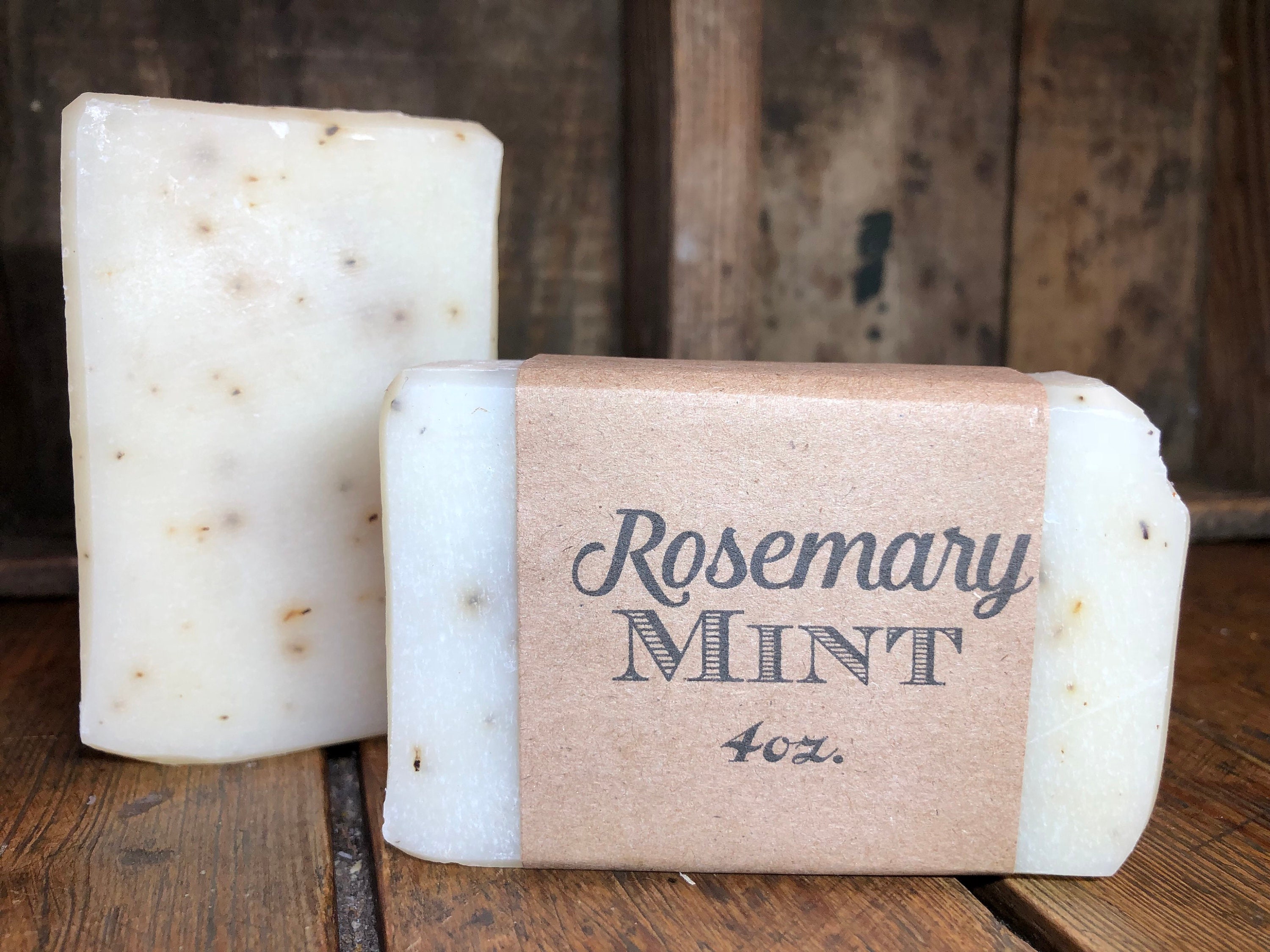 Herb & Scent Soap Stamp: Mint, Sage, Rosemary, Patchouli, Cotton