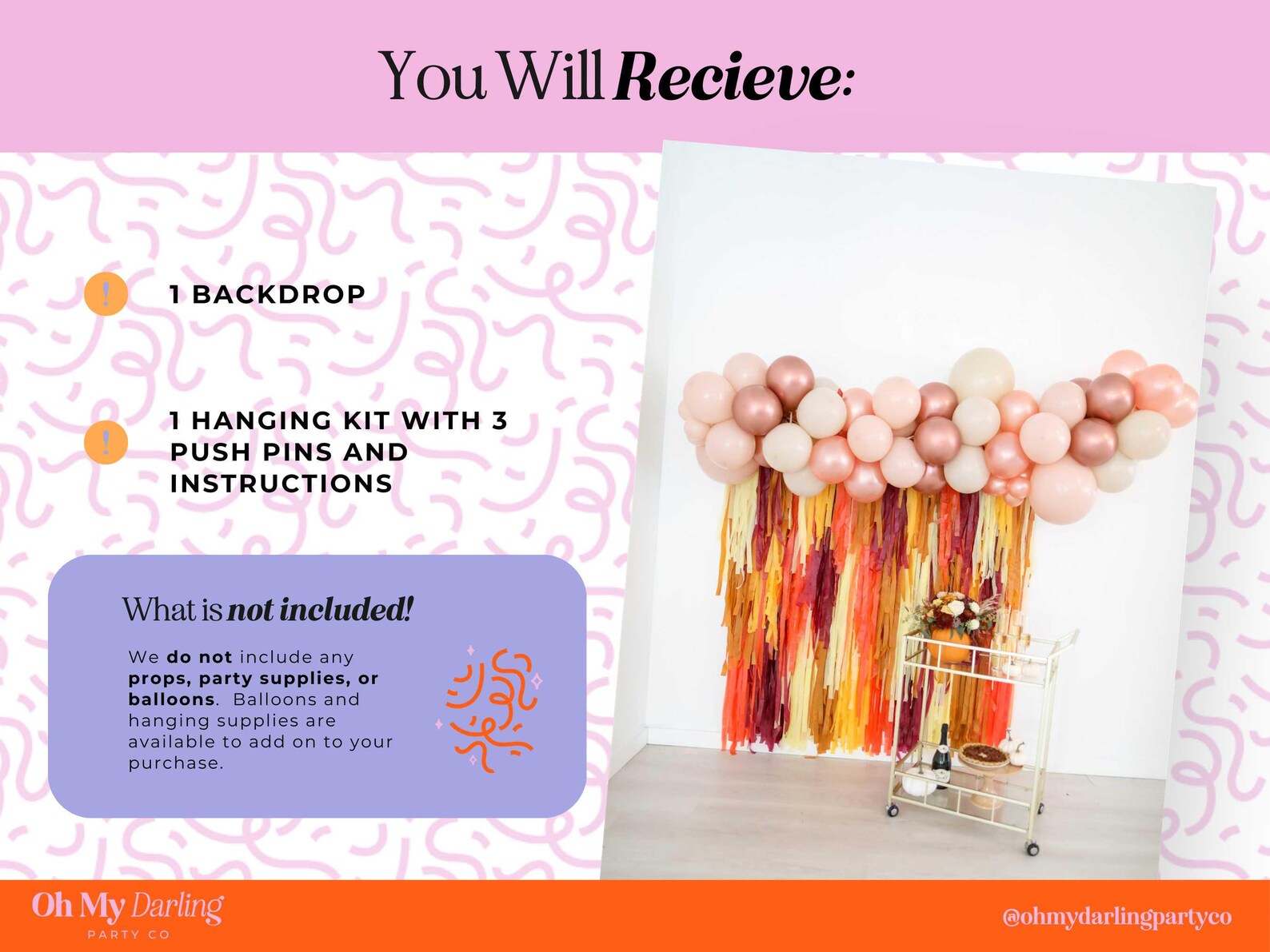 Autumn Leaves Fringe Backdrop: Fall Party Streamer Wall, Fringe ...