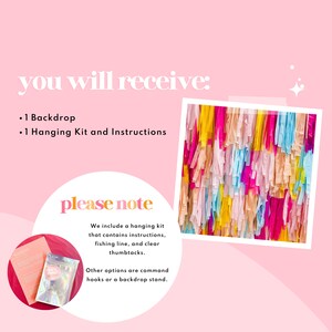 bridal shower fringe,colorful backdrop,colorful prop,final fiesta,fringes backdrop,girls party fringe,pink backdrop,pink fringes,plastic streamers,plastic tablecloth,rainbow backdrop,tablecloth fringes