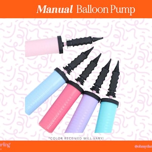 Hand Balloon Pump: Easy Inflation for Party Decor, Party Decor