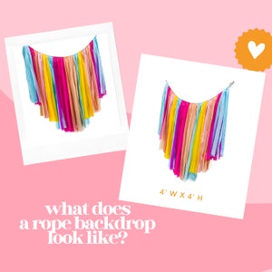 bridal shower fringe,colorful backdrop,colorful prop,final fiesta,fringes backdrop,girls party fringe,pink backdrop,pink fringes,plastic streamers,plastic tablecloth,rainbow backdrop,tablecloth fringes