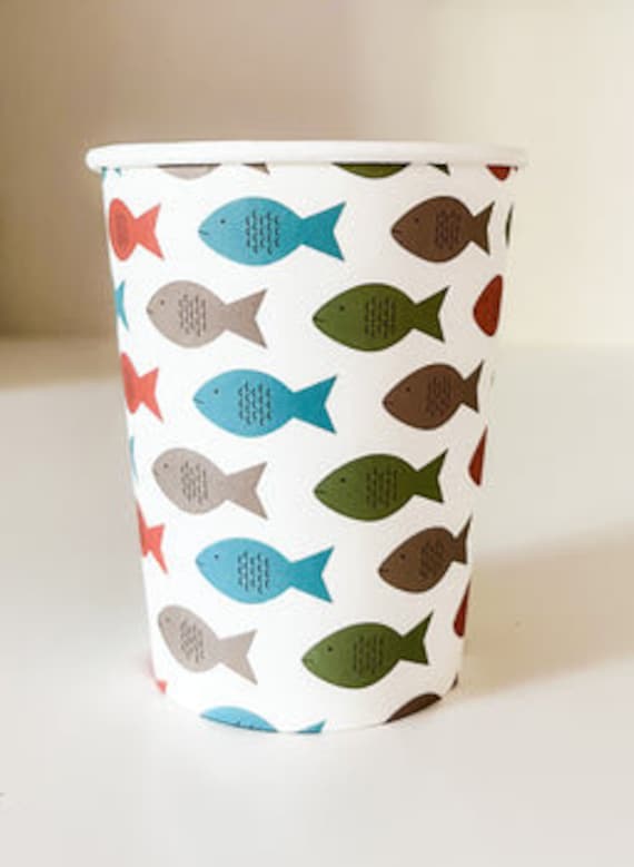 Fishing Cups the Big One Gone Fishing Birthday Party for Boys
