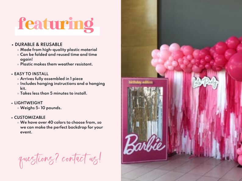 How To Make An Easy Fringe Backdrop - A Kailo Chic Life