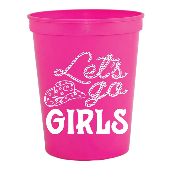 Let's Go Girls Shania Cowgirl Hat Reusable Cups
