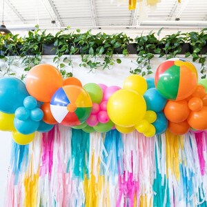 Beach Ball Vibes Backdrop ETSY 2