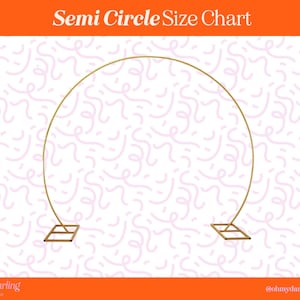 Semi Circle Stands for Event Decor, Custom Backdrops & Party Celebrations , Fringe, Streamers , Party Decor, Birthday, Baby Shower