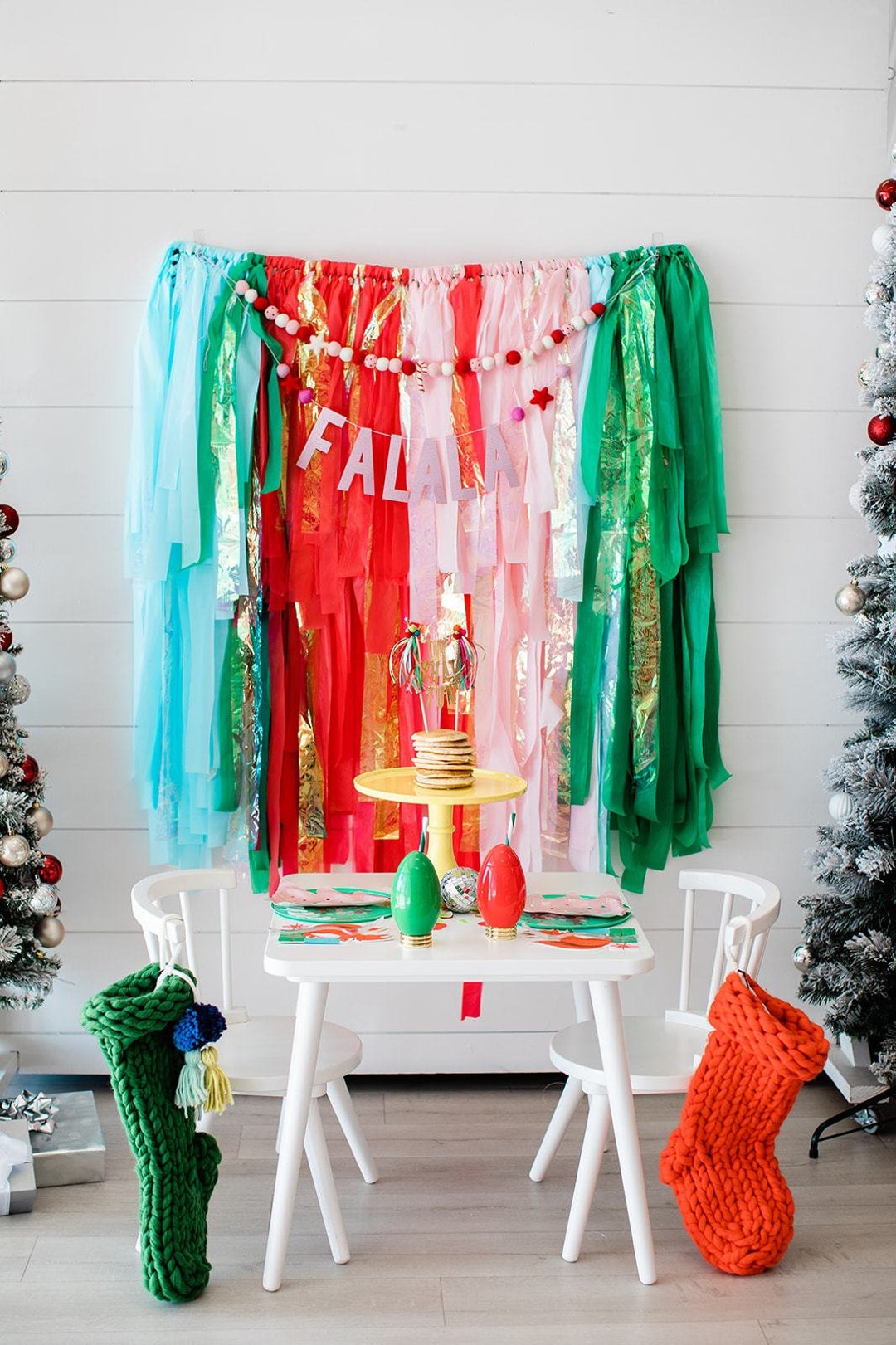 Falala Fringe Backdrop for Christmas Decor Party Christmas - Etsy ...