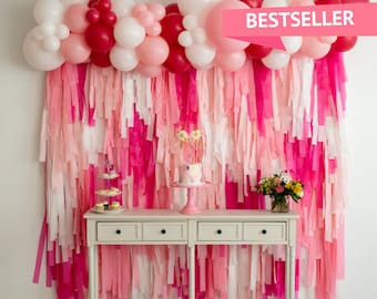 Pretty In Pink Backdrop – Oh My Darling Party Co
