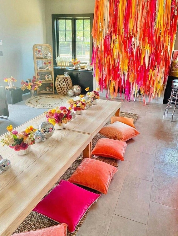 groovy photo backdrop