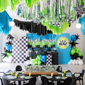 Starstruck Aerial Fringe – Colorful Ceiling Fringe for Kids Parties, Custom Event Decor & Themed Celebrations , Fringe, Streamers