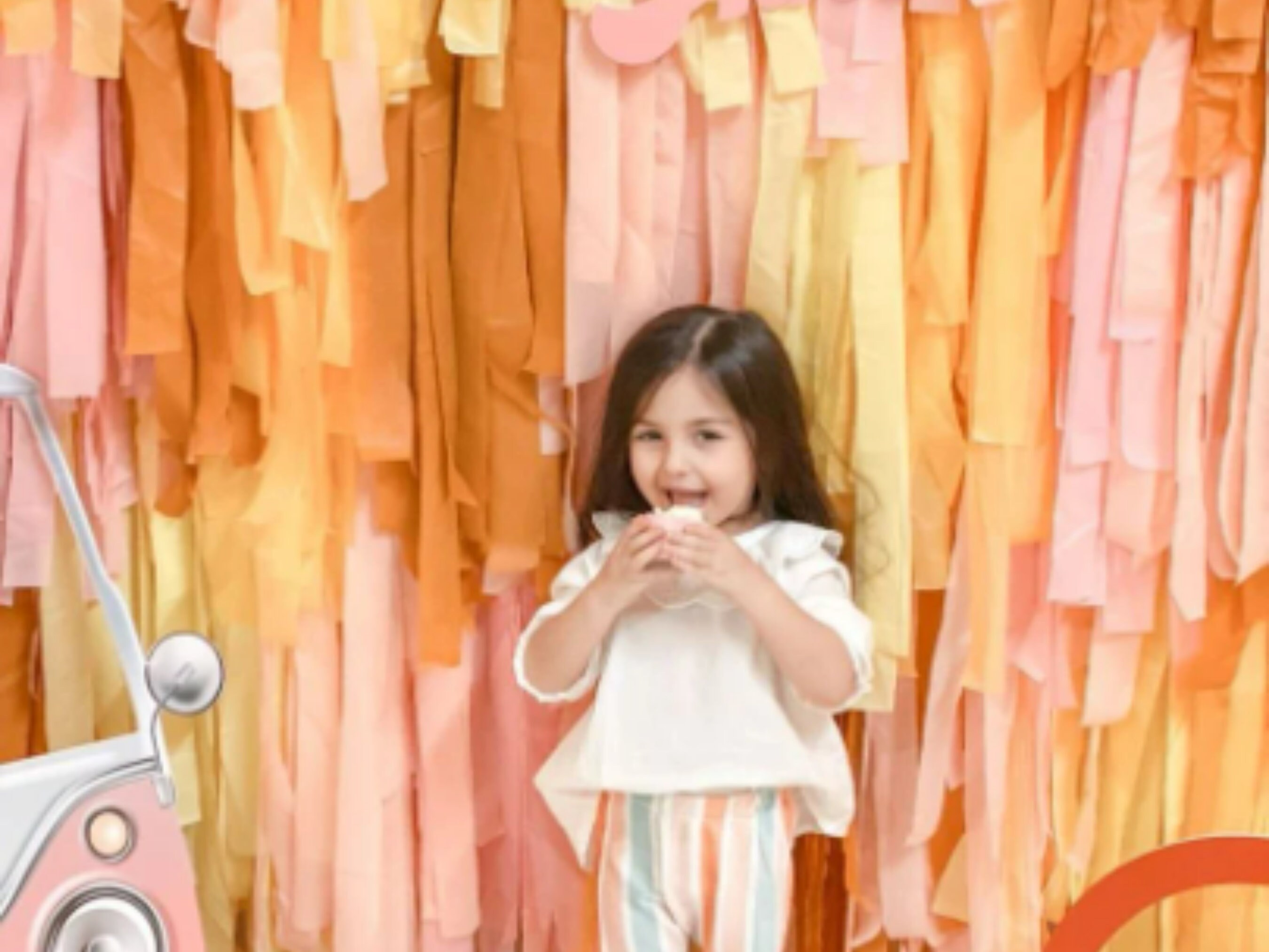 groovy photo backdrop