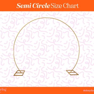 Semi Circle Stands for Event Decor, Custom Backdrops & Party Celebrations , Fringe, Streamers , Party Decor, Birthday, Baby Shower