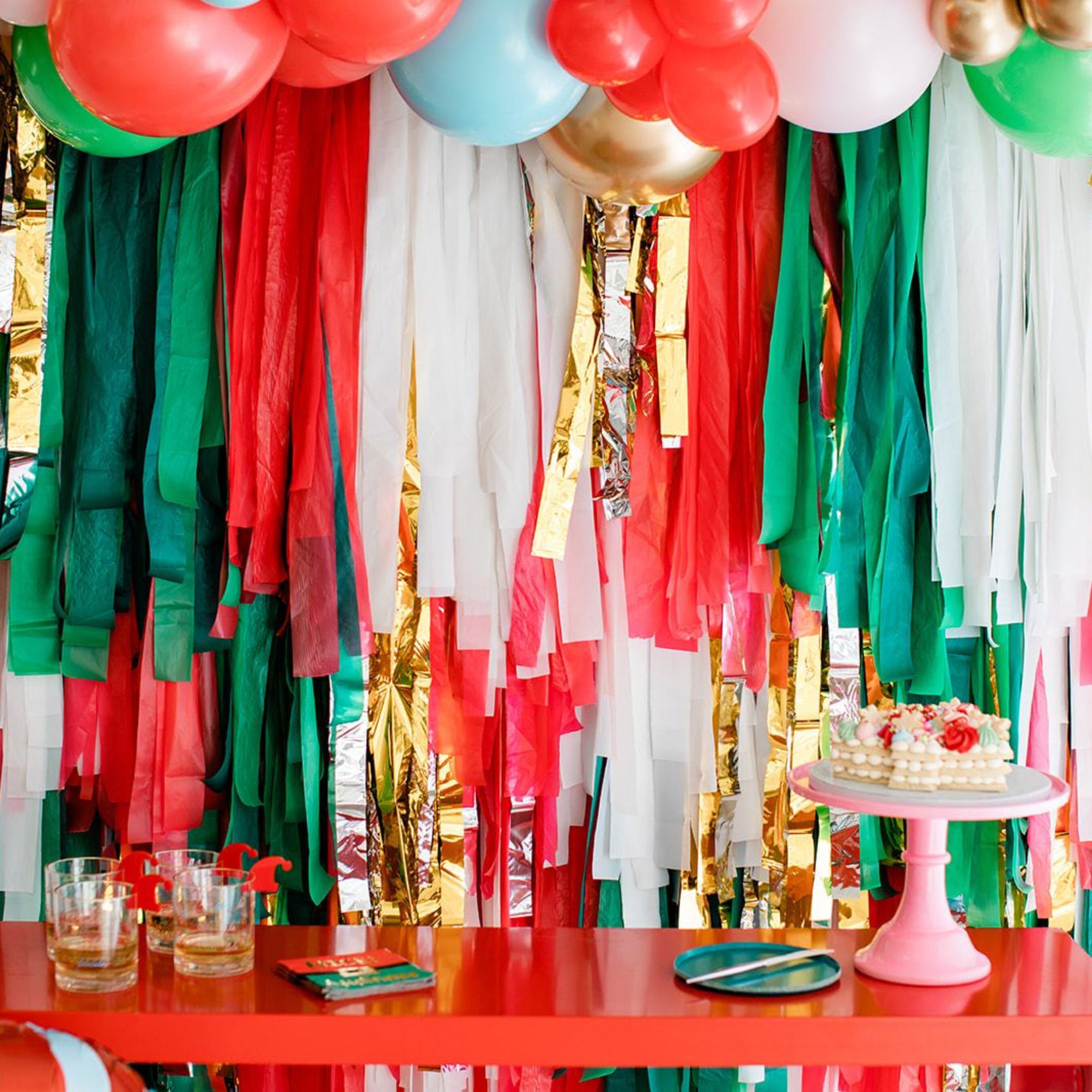 Bright Crepe Paper Streamers Birthday Decor Fringe Backdrop -  Portugal