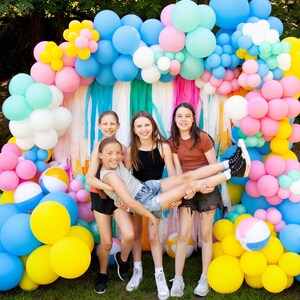 Beach Ball Vibes Backdrop ETSY 2
