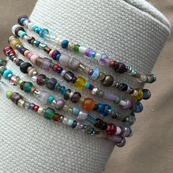 Stackable Habit Tracking Bracelets | Reminder Bracelet  | Wrist Reminders |  Task Bracelet | Habit Bracelet | ADHD | Water Tracker Beads
