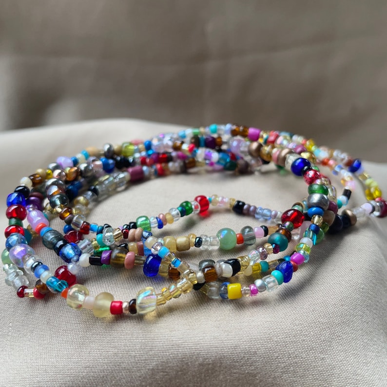Stackable Habit Tracking Bracelets | Reminder Bracelet | Wrist Reminders | Task Bracelet | Habit Bracelet | ADHD | Water Tracker Beads image 5