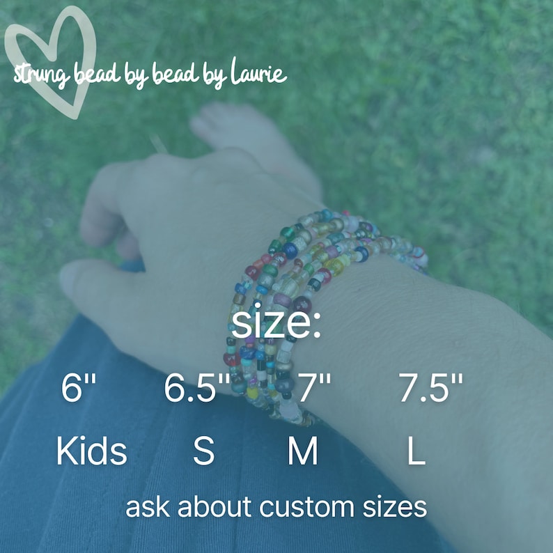 Stackable Habit Tracking Bracelets | Reminder Bracelet | Wrist Reminders | Task Bracelet | Habit Bracelet | ADHD | Water Tracker Beads image 10
