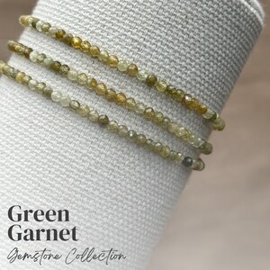 Green Garnet Gemstone Bracelet | Wrist Reminders | Green Garnet Bracelet: Infuse Your Day With The Revitalizing Energy Of Green Garnet
