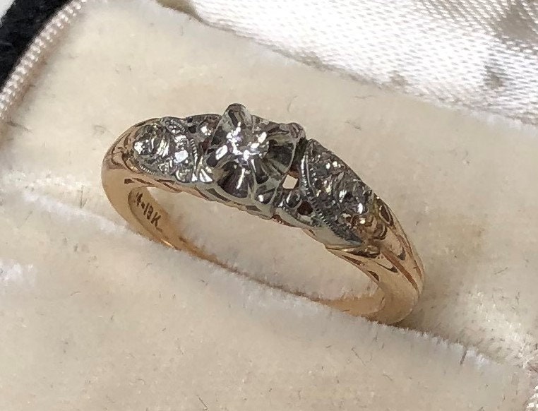 Pre owned shop diamond solitaire rings
