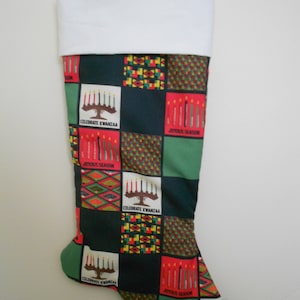 Kwanzaa Christmas stocking