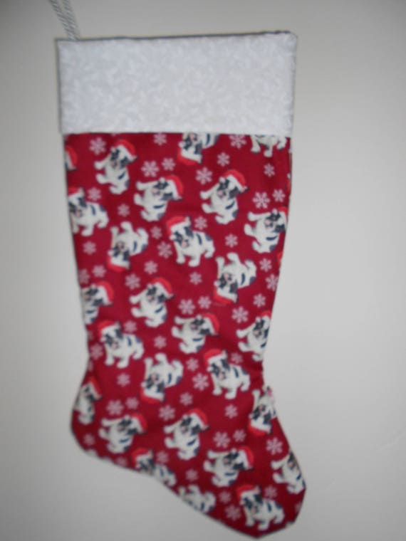 Home Living Dog Stocking Monogrammed Hearth Hound Stocking Boston Terrier Boston Terrier Christmas Stocking Personalized Christmas Stocking Ornaments Accents