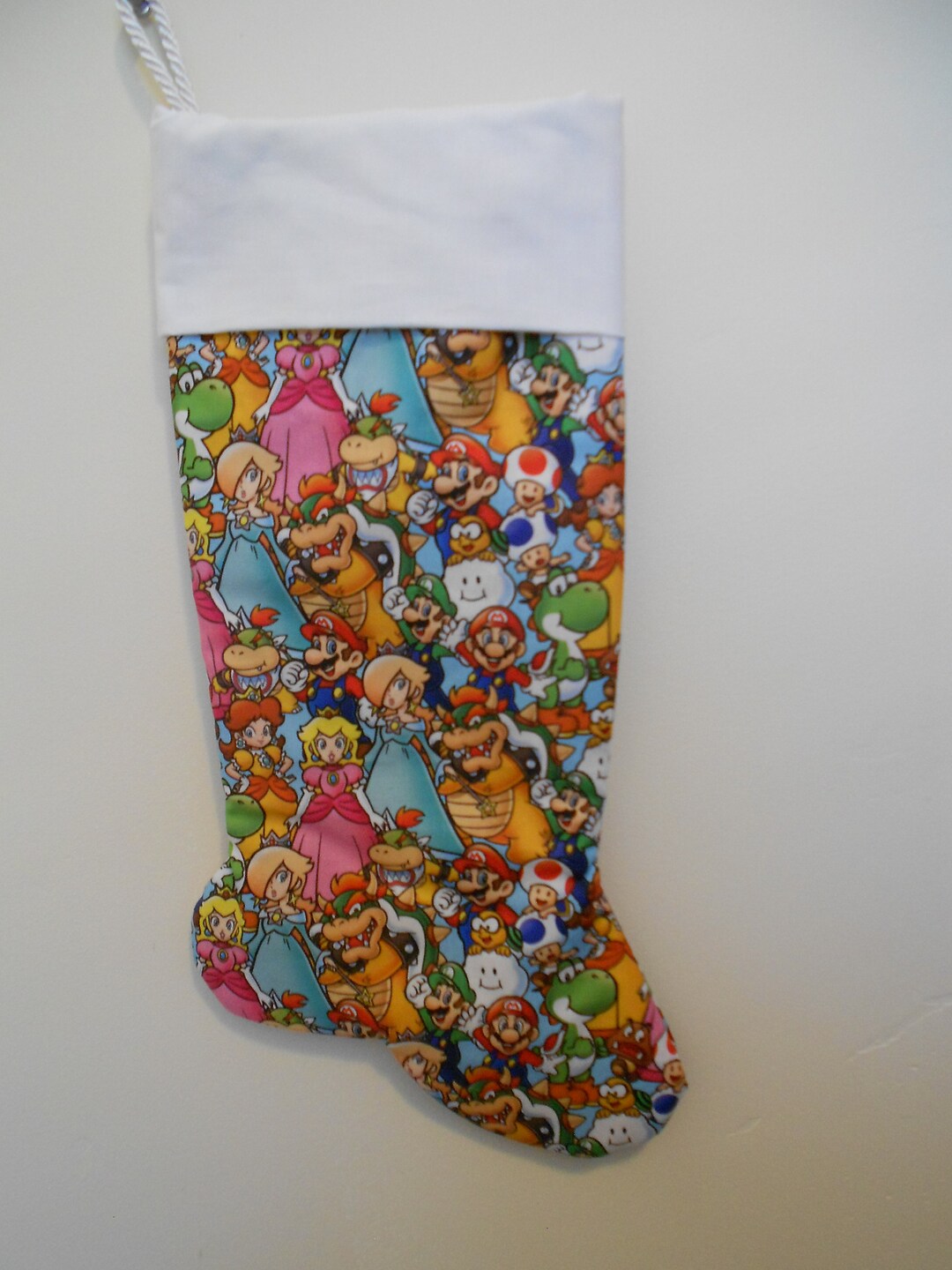 Mario Party Christmas Stocking - Etsy