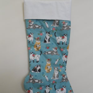 Pretty Kitty Christmas stocking