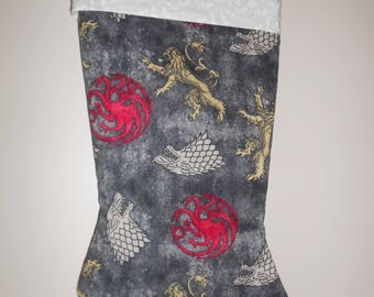 Game of Thrones dragon Christmas stocking