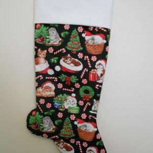 Kitty Christmas stocking