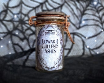 Edward Cullen's Ashes - Pre-Made Witches Apothecary Bottle