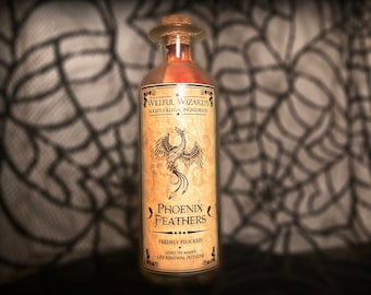 Phoenix Feathers - Pre-Made Witches Apothecary Bottle