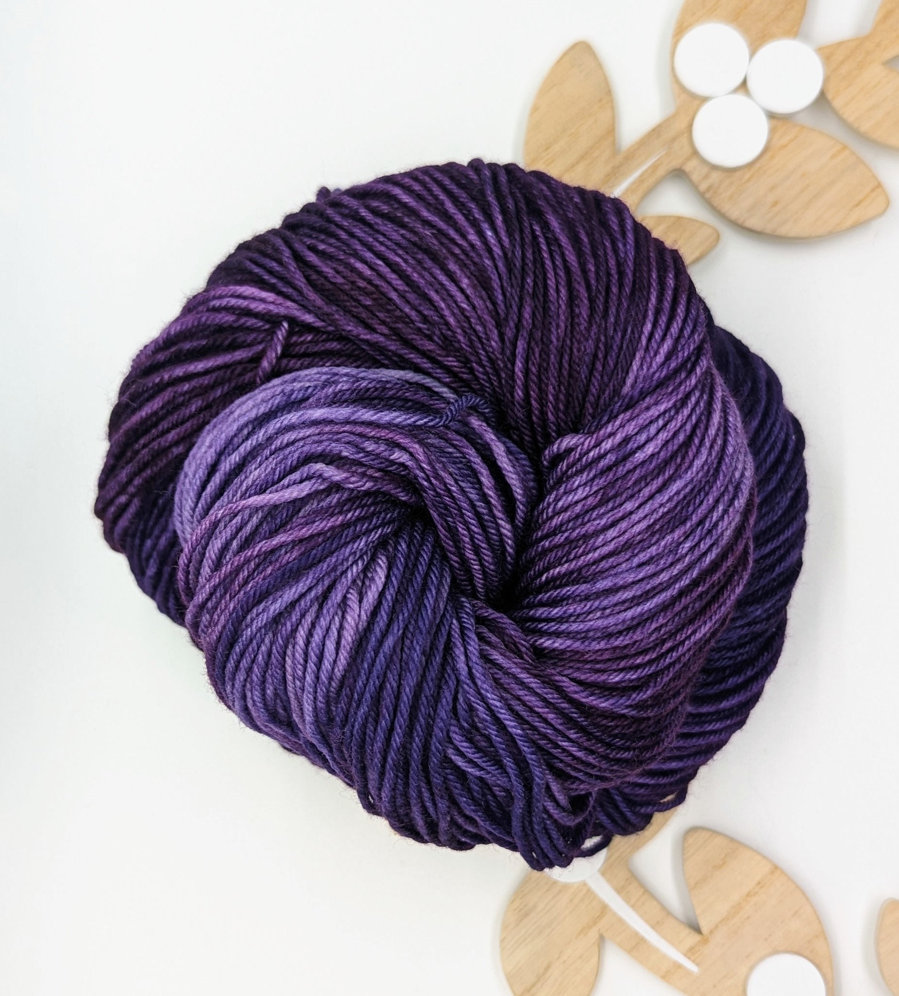 Clover Japan - Darning yarn - warm orange and purple tones