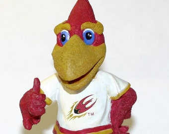 Elon University Christmas Ornament, Elon Phoenix Mascot, College