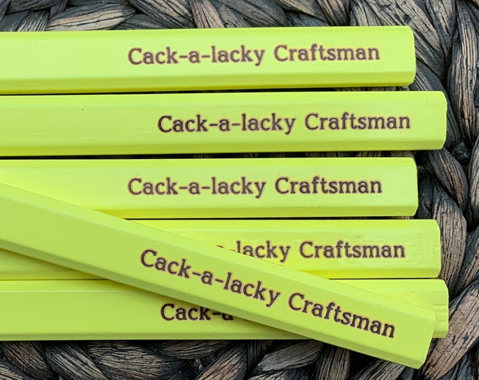 Personalized Carpenter Pencil, Gifts for Dad, Gift for Builder, Contractor Gift