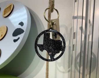 State Love Cutout Keychain