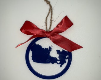 ANY Country Personalized Christmas Ornament