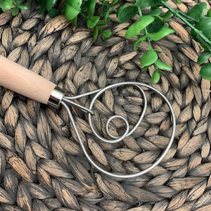 Custom Danish Whisk - Kitchen Dough Whisk - Personalized Whisk - Brodpisker - Egg Whisk - Chef Gift - Laser Engraved Whisk - Cook Off Prize